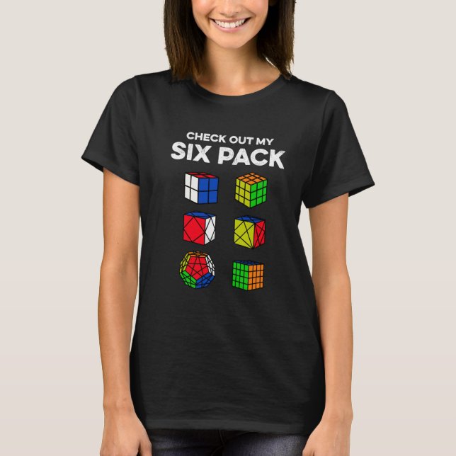 Karo aus meinem Six-Pack mit konkurrierender Gesch T-Shirt (Vorderseite)