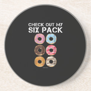 Karo aus meinem Sixpack Donut - Funny Gym Getränkeuntersetzer