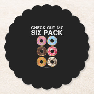 Karo aus meinem Sixpack Donut - Funny Gym Untersetzer