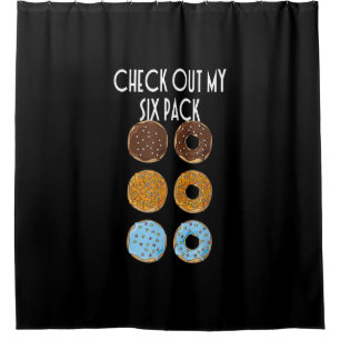 Karo aus meinem Sixpack Donut Gym Duschvorhang