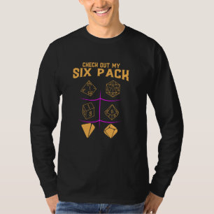 Karo aus meinem Sixpack Würfel für Drachen RPG Mon T-Shirt