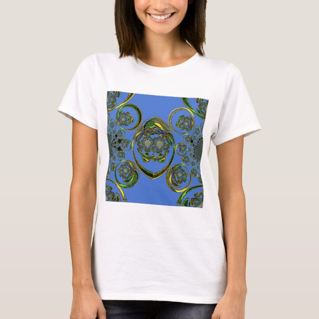 Karo aus meinen blauen Kurven T-Shirt (Vorderseite)