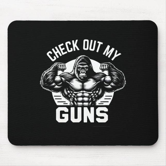Karo aus meinen Gewehren Mousepad (Vorne)