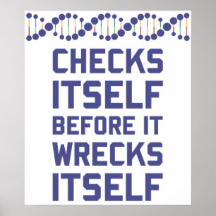 Karo, bevor Sie Ihre DNA-Genetik zerstören Poster