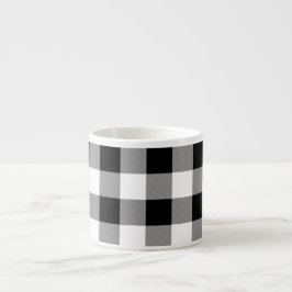 Karo Black and White Buffalo Espressotasse