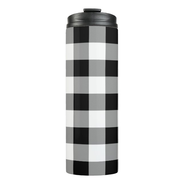 Karo Black and White Buffalo Thermosbecher (Vorderseite)