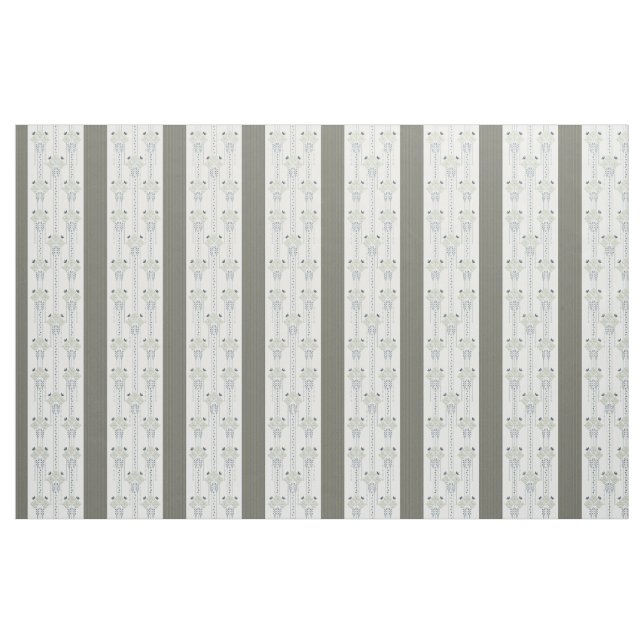 Karo-Blume Stoff (Fat Quarter (45,7 x 55,9 cm))