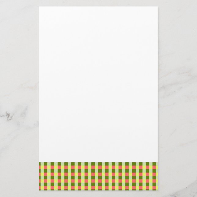 Karo Briefpapier (Vorderseite)