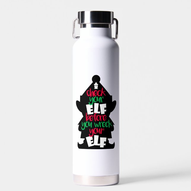 Karo deinen Elf, bevor du deinen Elf verwüstest Trinkflasche (Vorne)