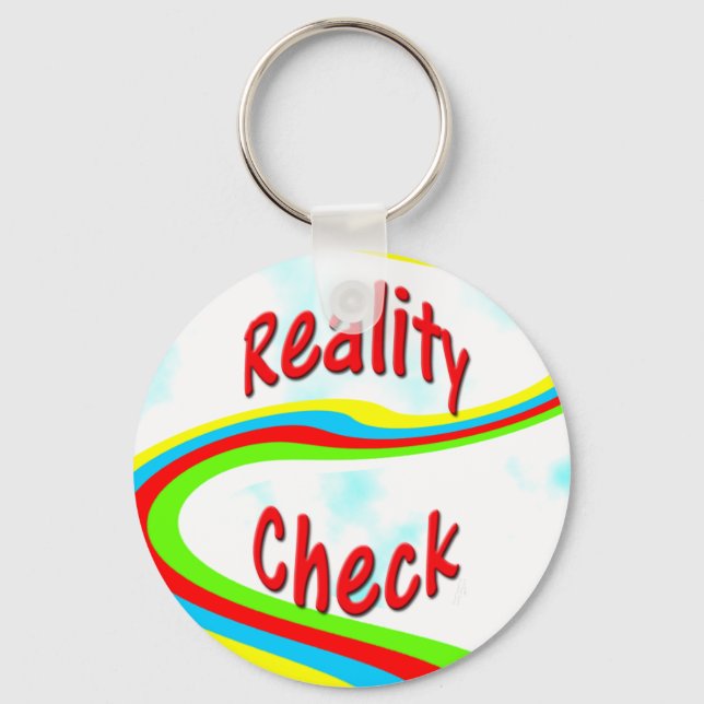 Karo der Realität Schlüsselanhänger (Vorderseite)