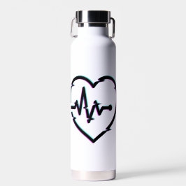 Karo des Herzens Thor Kupfer Vakuum Flasche