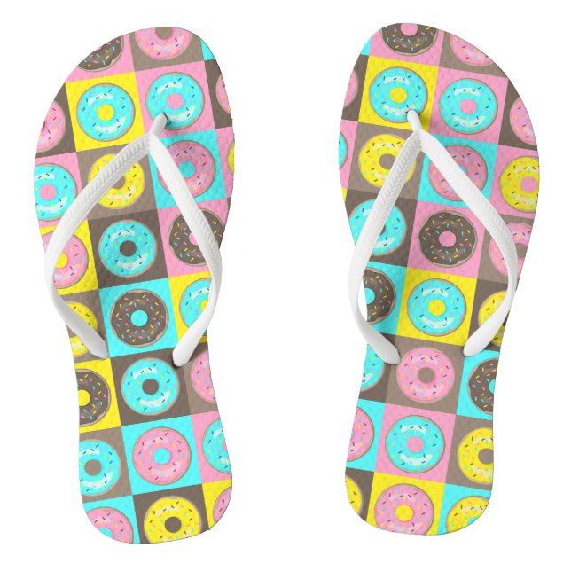Karo die Donuts! Flip Flops (Fußbett)