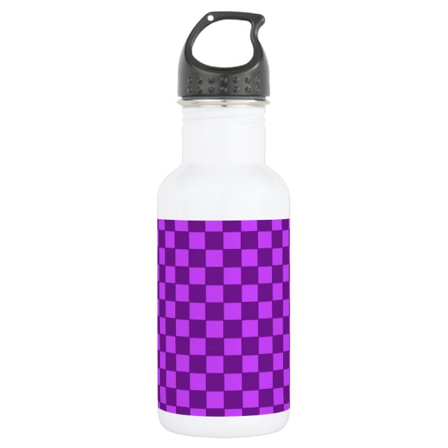 Karo Edelstahlflasche (Vorderseite)