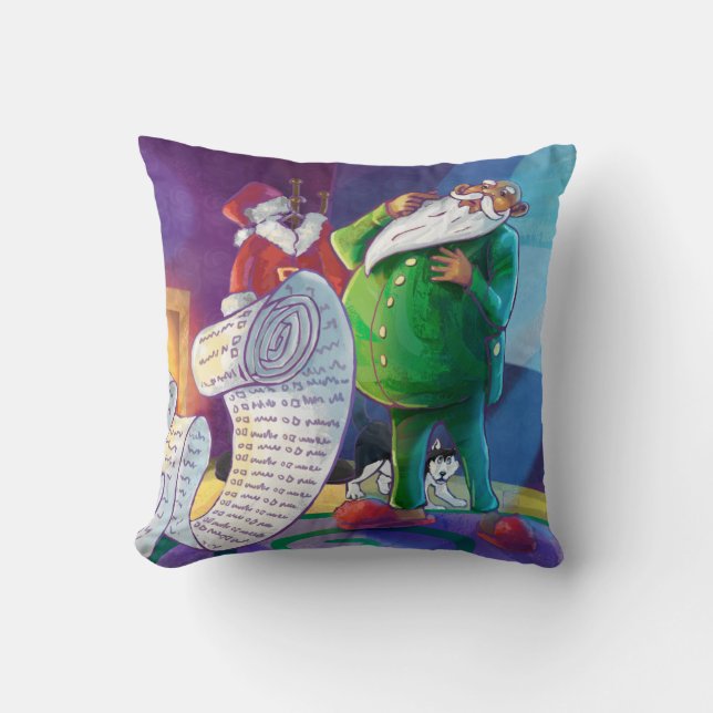 Karo es zweimal Santa Kissen (Vorderseite)