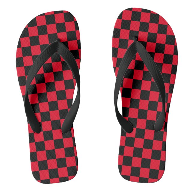 Karo Flip Flops (Fußbett)