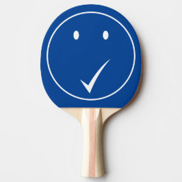 Karo Gesicht - Tick C01/Weiß. Tischtennis Schläger