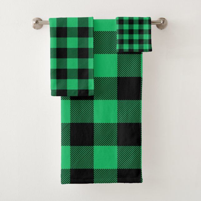 Karo Gingham Holiday B Badhandtuch Set (Insitu)