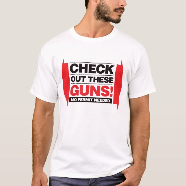 Karo heraus diese Gewehre - Rot und Schwarzes T-Shirt (Vorderseite)