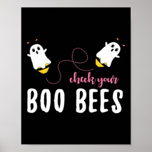 Karo Ihre Boo-Bienen Oktober Brustkrebs-Auszeichnu Poster
