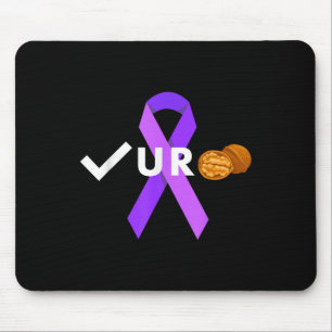 Karo Ihre Nüsse Karo Ihr Hodenkrebs-Aware Mousepad