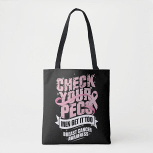 Karo Ihre Pecs Männer Brustkrebs-Bewusstsein Tasche