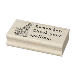 KARO IHRE SPELLING BENJI RABBIT RUBBER BRIEFMARKE GUMMISTEMPEL