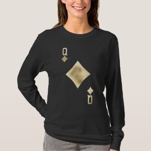 Karo-Königin - Kartenspiel Halloween T-Shirt