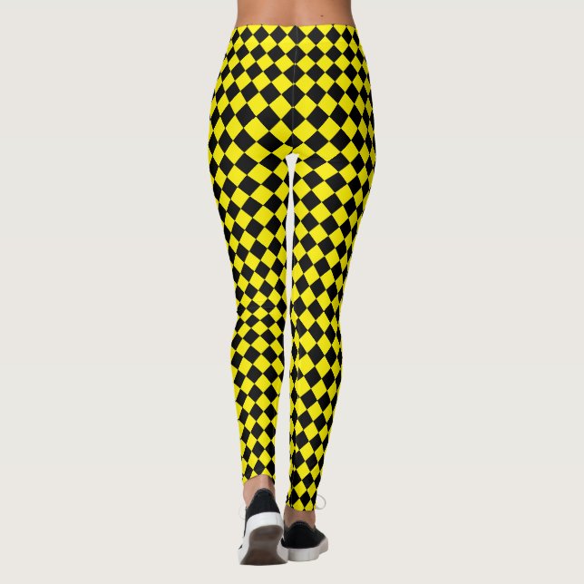 Karo Leggings (Rückseite)