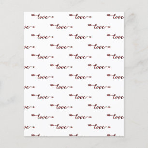 Karo-Liebespfeil-Scrapbook-Papier