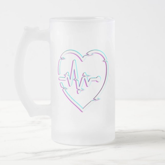 Karo Mattiert Glass Tasse (Links)