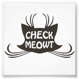 Karo Meowt Kitty-KatzeMeow Fotodruck