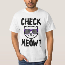 KARO MEOWT lustige Cat T - Shirt