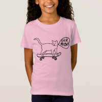 Karo Meowt Punny Skateboarding Cat