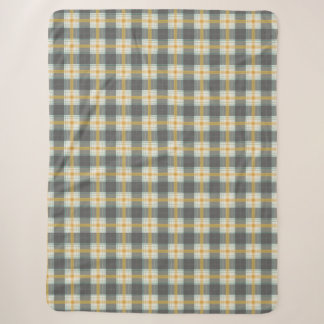 Karo Muster Cornwall Sherpadecke