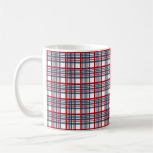 Karo-Muster Kaffeetasse