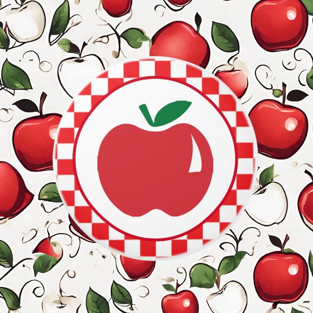 Karo niedlicher Landapfel Keramikknauf (Von Creator hochgeladen)