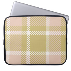 Karo oder Tartan Vintage-Hintergrund oder -Textur Laptopschutzhülle