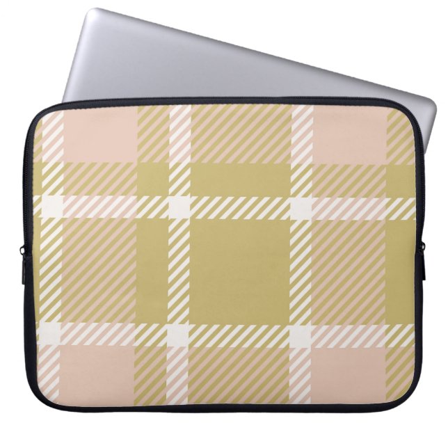 Karo oder Tartan Vintage-Hintergrund oder -Textur  Laptopschutzhülle (Vorderseite)