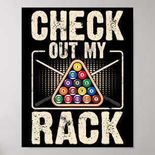 Karo Out My Rack - Niedlicher Billard Fans Funny P Poster