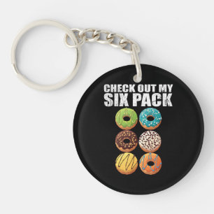 Karo Out My Six Pack Donut Shirt - Funny Gym Shir Schlüsselanhänger