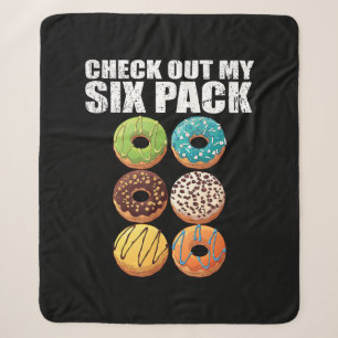 Karo Out My Six Pack Donut Shirt - Funny Gym Shir Sherpadecke