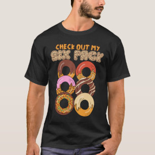Karo Out My Six Pack - Niedliche Donuts Workout Ab T-Shirt