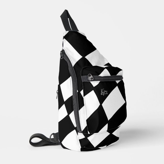 Karo Out Sling Bag (Linke Seite)
