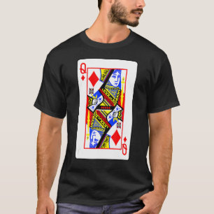 Karo-Poker-Kartenspiele, die auf Karten spielen T-Shirt