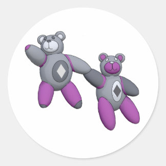 Karo Runder Aufkleber