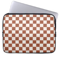 Karo Rust Checked Terracotta Checkerboard
