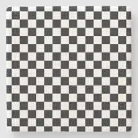 Karo Schwarz-weiß Checked Patches