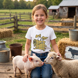 Karo-Schwein T-Shirt
