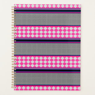 Karo Stripes Harlequin Mixed Pattern Design Planer