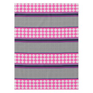 Karo Stripes Harlequin Mixed Pattern Design Tischdecke